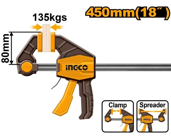 [HQBC18801] 18"(80x450)mm 135KGS ملزمة جمع بلاستك