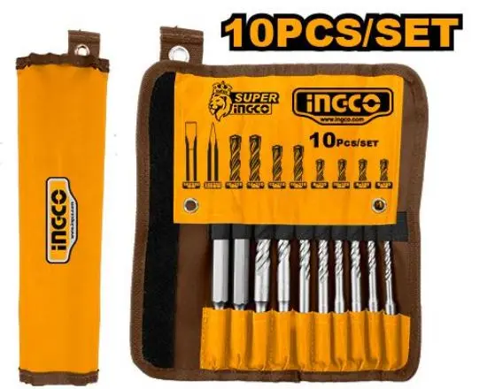 [AKD2101] 10pcs SDS طقم ريش مع شوكة و ازميل