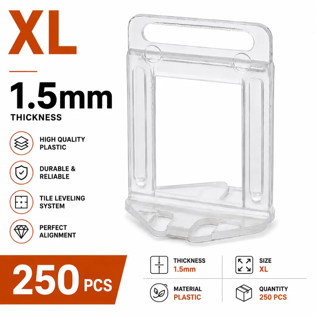 [005164] Clips XL Leveling 1.5mm 250pcs