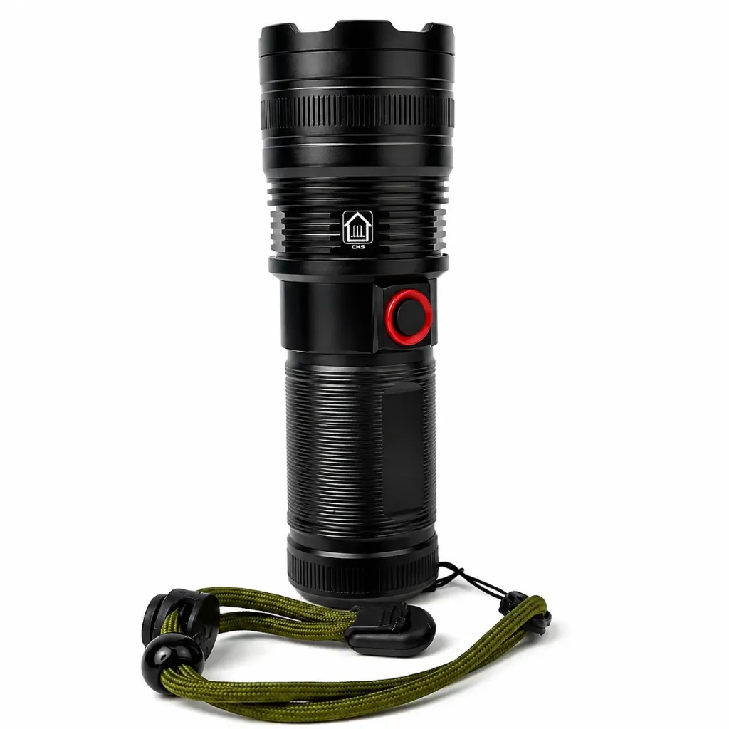 [775319] Aluminium Alloy Flashlight Power Bank