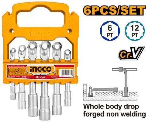 [LASWT0601]  6 Pcs (7,8,10,12,13,14)mm طقم كواع