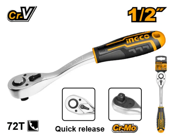 [HRTH8412] 1/2” 72T 260 mm CRV مسكة طقطاق