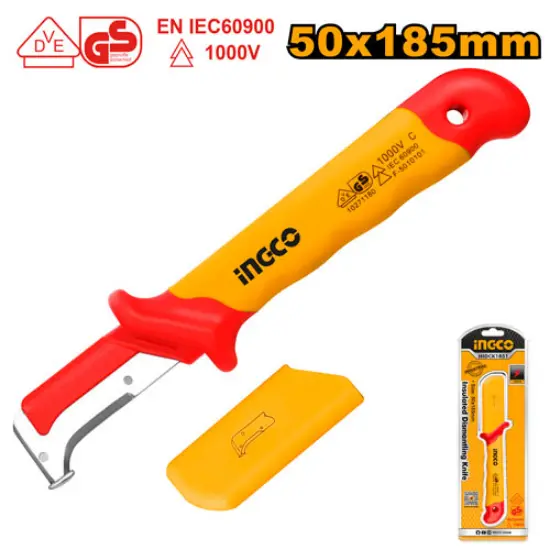[HIDCK1851] 1000V سكين معزول لتظليط الكابلات راس اعوج