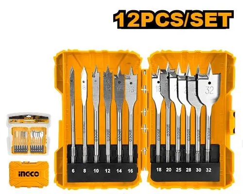 [AKDL1201] 12Pcs طقم ريش خشب