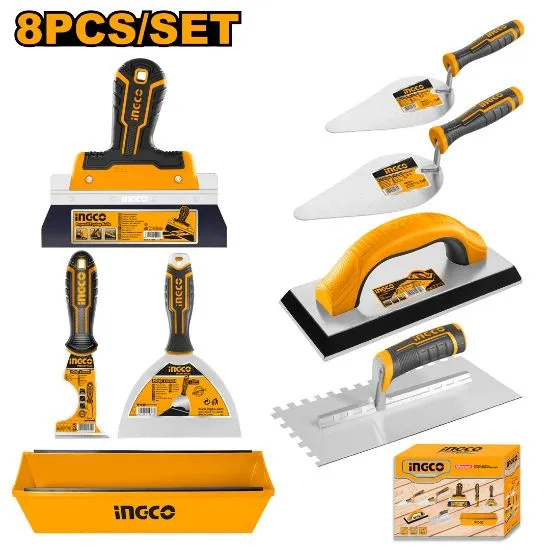 [COS23076] 8 Pcs مجموعة مالج + لبادة+مسترين و مشاحيف + صنية
