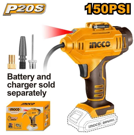 [CACLI2018] 20V 150PSI/10.34Bar منفخ دواليب