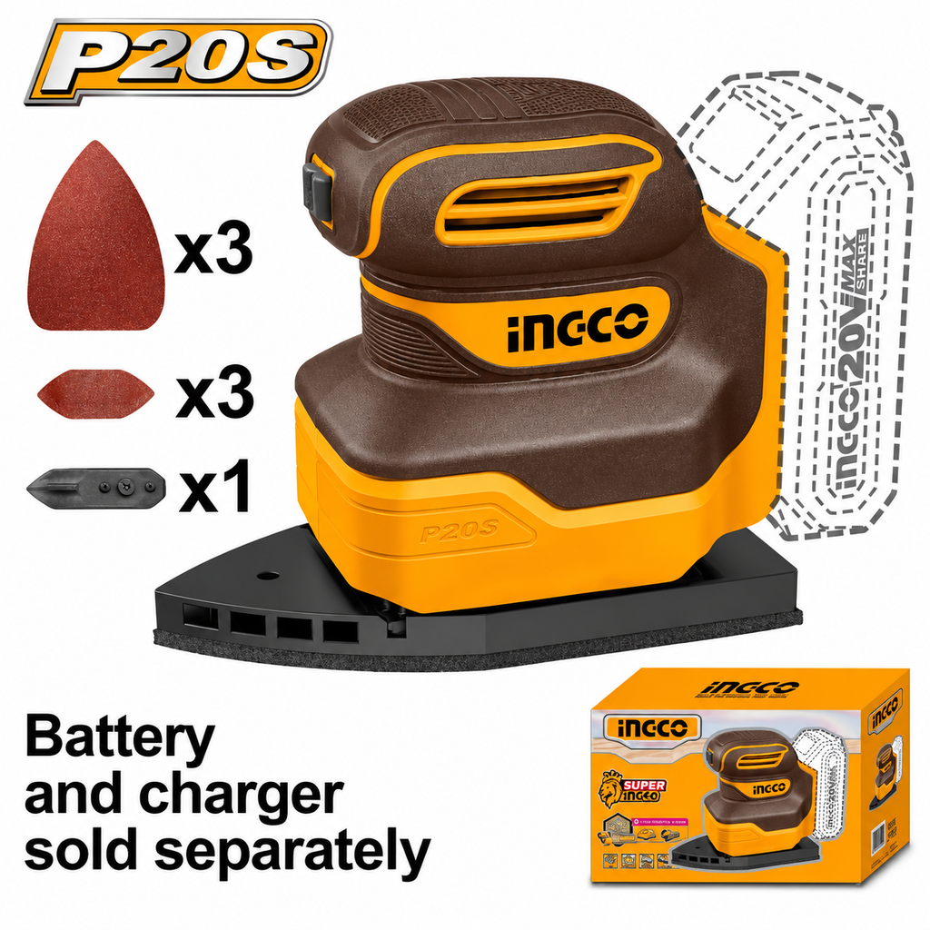 [CPSLI2014] 20V Cordless Palm Sander