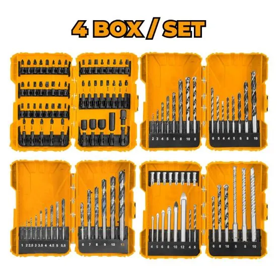[COS23045] 85pcs 4 طقم ريش مشكل وروس مفكات عدد