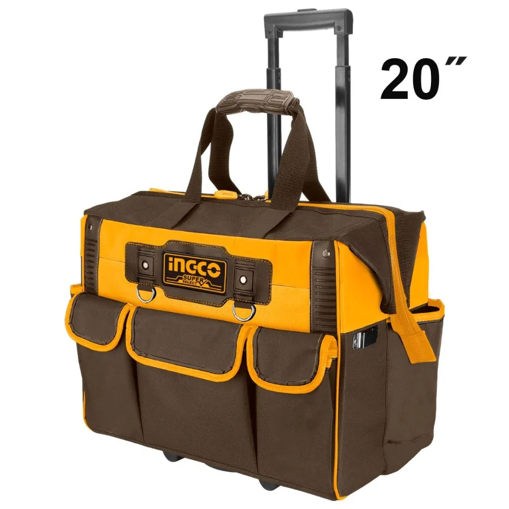 [HRRTB2015] 20" 20KG شنطة عدة قماش بدواليب مسكة المنيوم Price 43.30$