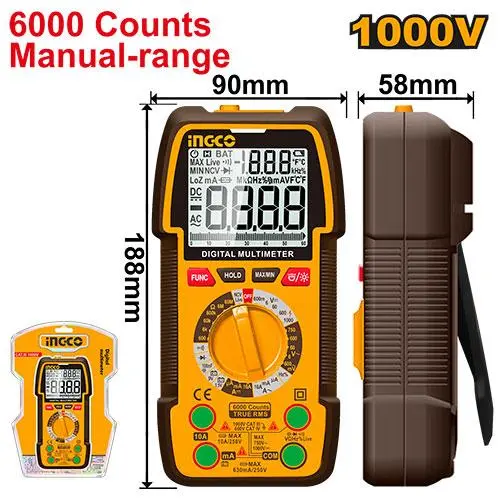 [DM310002-F] 6000 counts ساعة فحص Price: 31.65$
