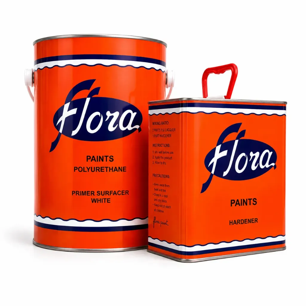 [005303] FLORA W228 HC24 50% غالون اساس ابيض بولرتان5 ليتر مع