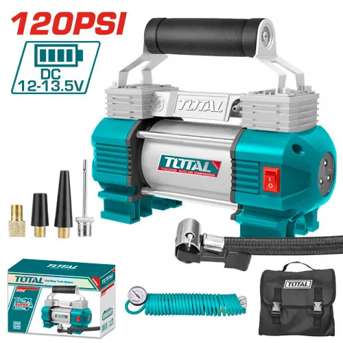 [TTAC2506] 120PSI منفخ دواليب + شنطة