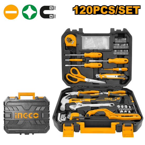 [HKTHP21201] 120Pcs طقم عدة بشنطة بلاستيك