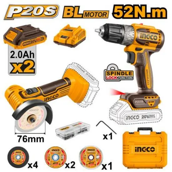 [CKLI20278] 20V 2Batt+box mini صاروخ صغير + مقدح بطارية Price 94$