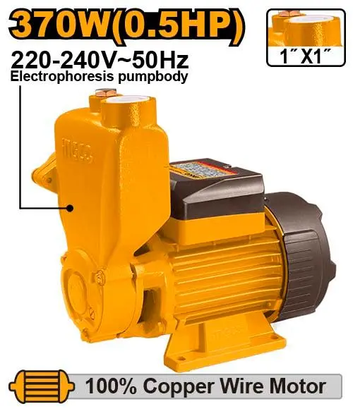 [VPS3708] 1/2HP (370W) مضخة مياه ضغط تلقائي