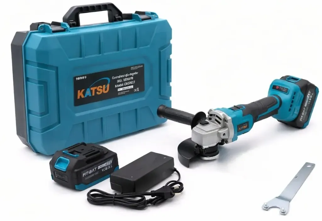 [102619B] KATSU Fit-Bat Angle grinder 125mm 2 batt 3Ah  Price 79.92$