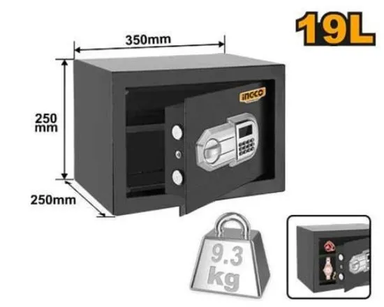 [ESF2502] H250xW350xD250 mm خزنة حديد ديجيتال