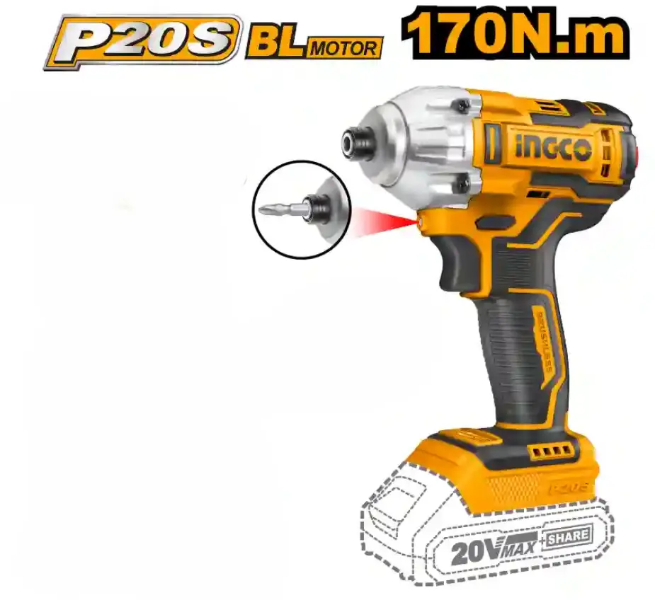 [CIRLI2017-F] 20V Lithium-Ion Impact Driver فدار Price 61.99$