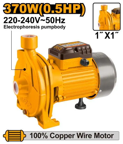 [CPM3708] 0.5HP 370W 1" مضخة مياه توربين ملف نحاس