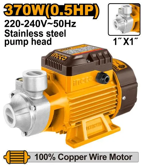 [VPMS37082] 0.5HP 370W 1" مضخة مياه راس ستانليس