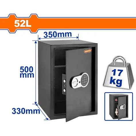 [WEB1550] (H50XW35XD33)cm خزنة حديد