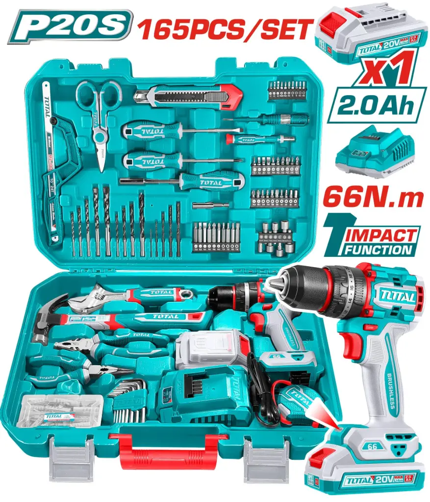 [THKTHP11652] 165pcs طقم عدة مع مقدح صناعي