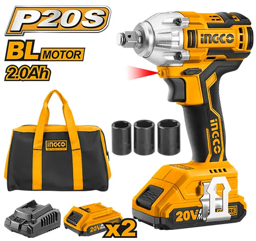 [CIWLI2001] 20V 2Batt 2A+Char+Bag 300N 1/2" Price 139$