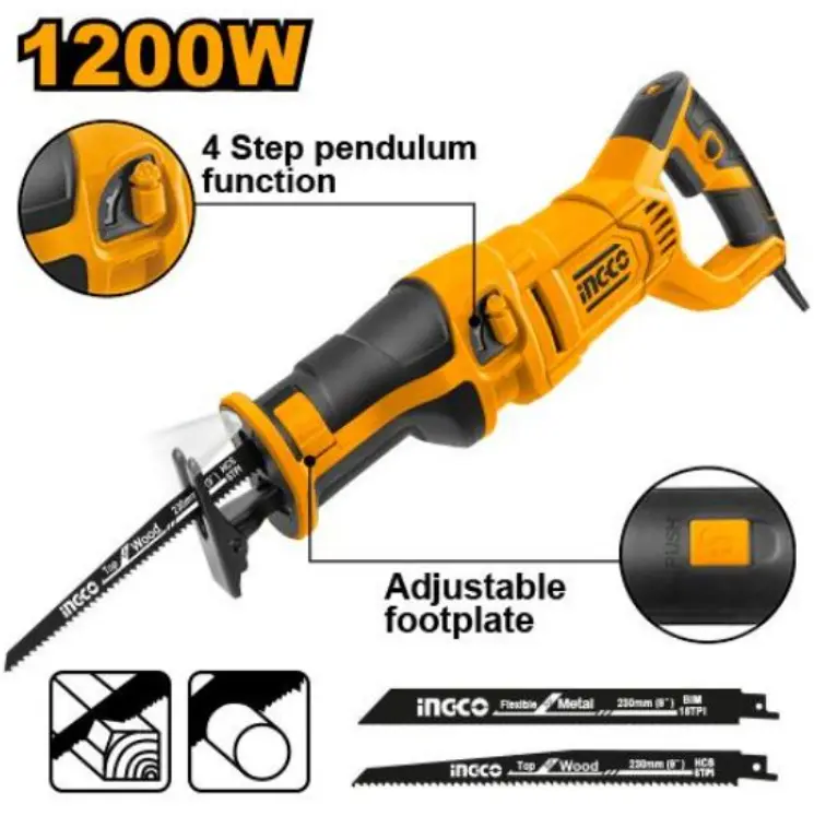[RS12001] 1200W منشار كهربائي ترددي