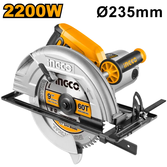 [CS2358] 2200W 230mm منشار صدر صناعي