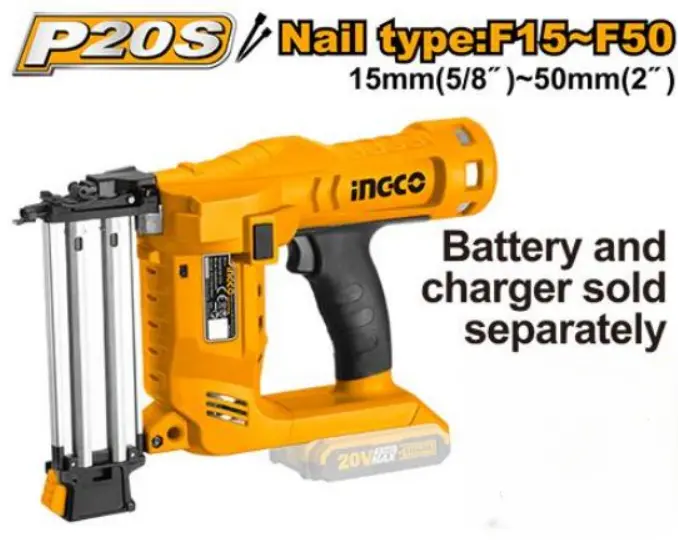 [CBNLI2028-F] Brad Nailer 20V 15mm-50mm فدار Price 121.55$