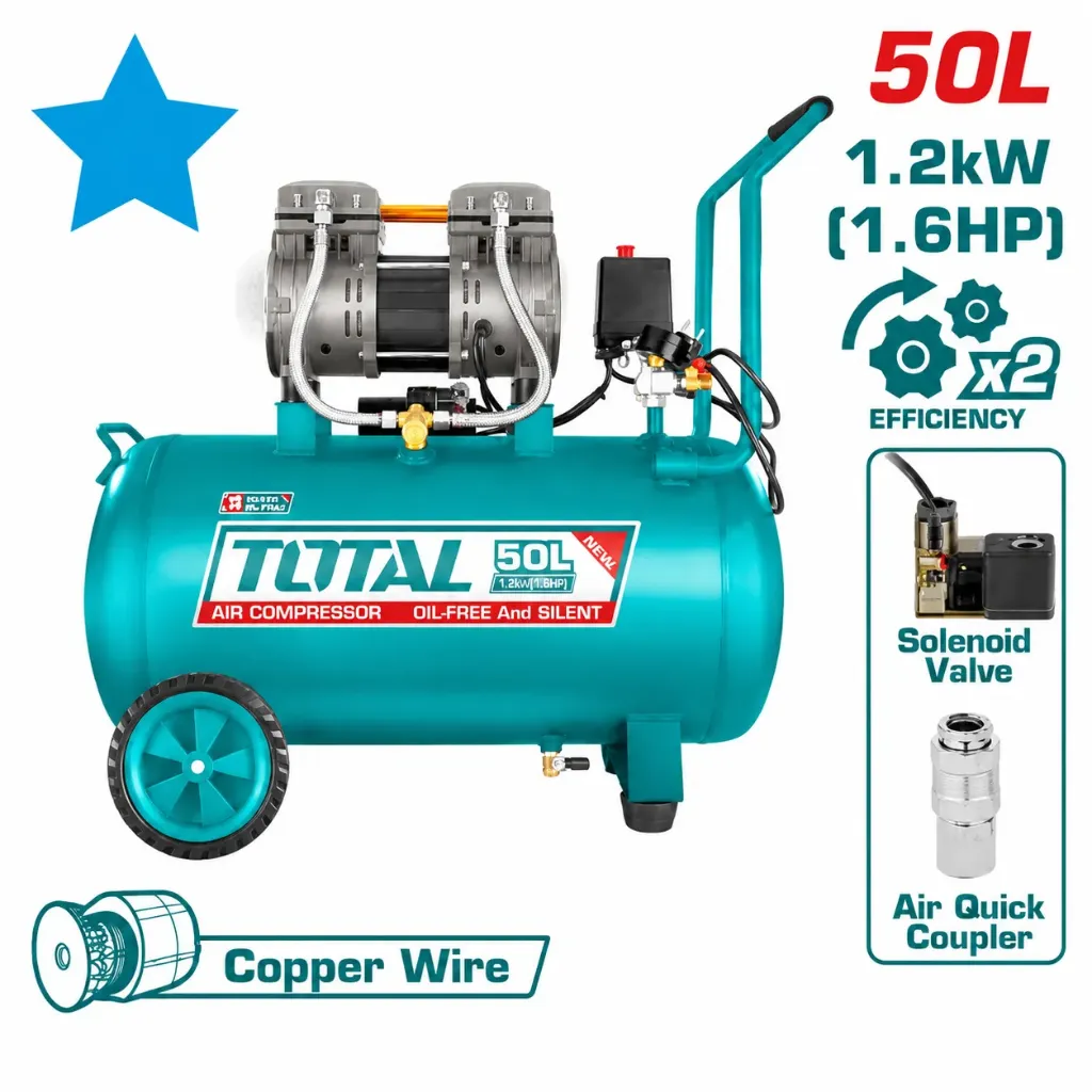 [TCS1120508] Air compressor 50L 1200W (1.6HP)