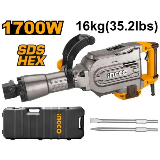 [PDB17008] 1700W 16KG SDS Hex كومبرسور تكسير صناعي