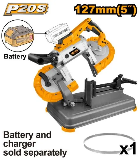 [CBSLI20127] 20V 127x127mm منشار حديد زوايا على البطارية