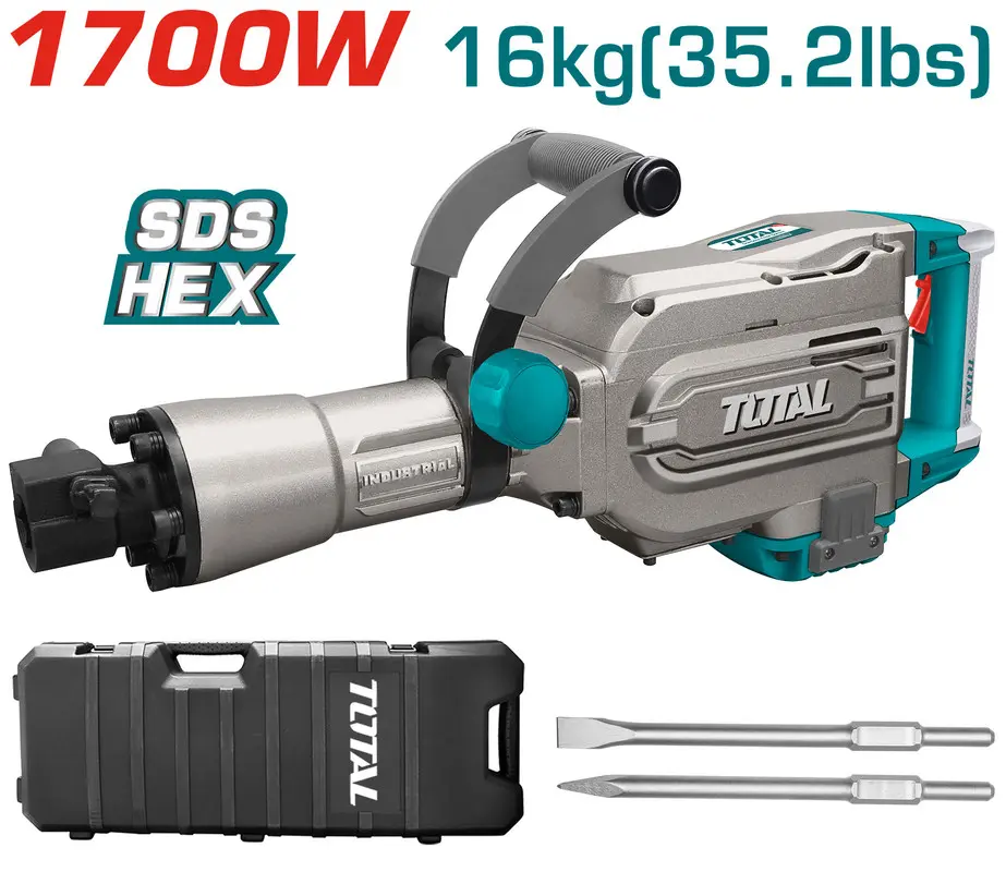 [TH215456] 1700W 16Kg HEX كومبرسور تكسير