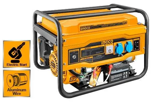 [GE30005-1] 2.8KVA مولد كهرباء بانزين مارش وحبلة