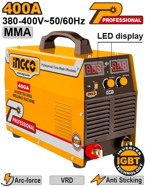 [ING-MMA40010] 400A 3Phase مكنة لحام انفرتر صناعية