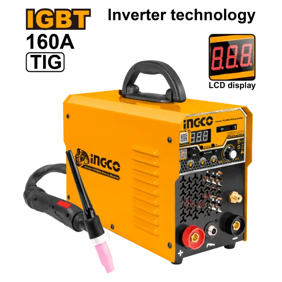 [ING-TIG1601] 160A HF TIG/MMA مكنة لحام شريط انفرتر