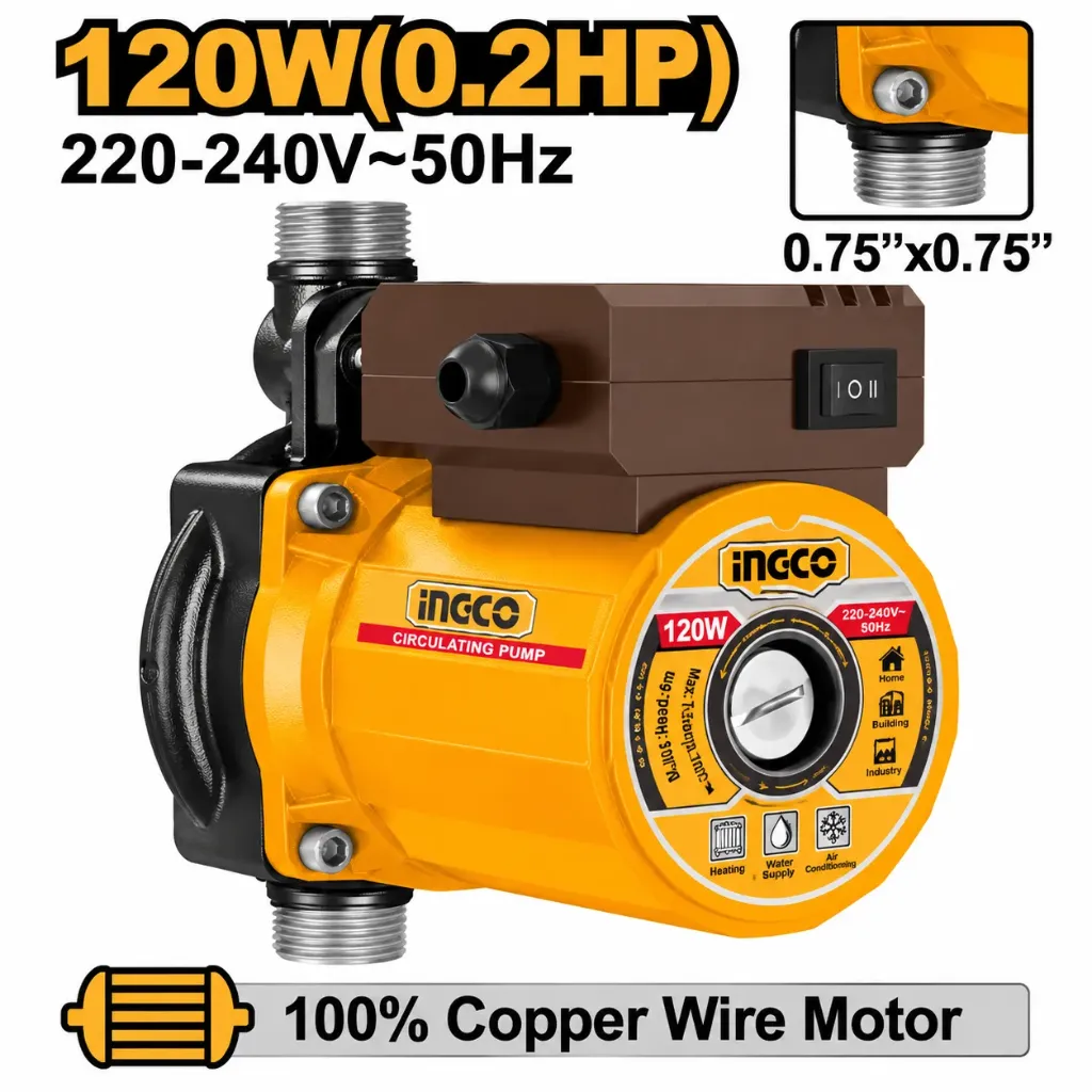 [SCM120] 0.2HP 120W Aller Retour مضخة شوفاج