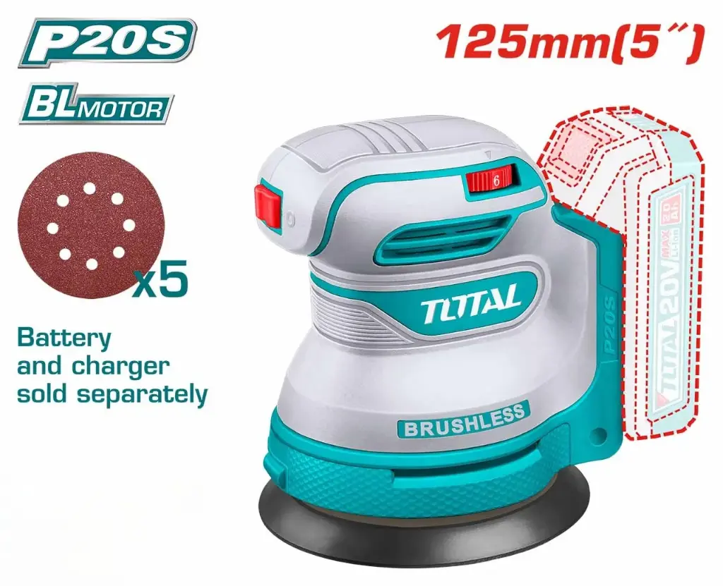 [TROSLI2002-F] 20V 125mm 5" حفافة مبرومة بطارية فدار Price 55.45$