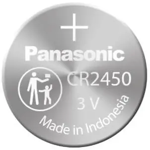 [CR2450] Panasonic 3V Lithium Round Battery CR2450