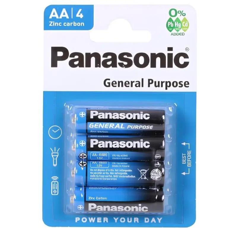 [UM3-MN1500] Panasonic General Purpose Alkaline AA 1.5V 4pcs