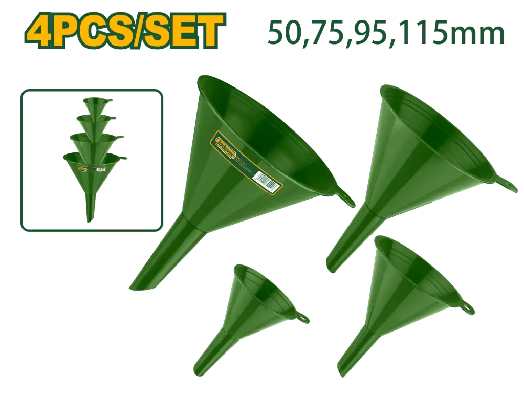 [JDUFS2304] 4pcs طقم قمع بلاستيك