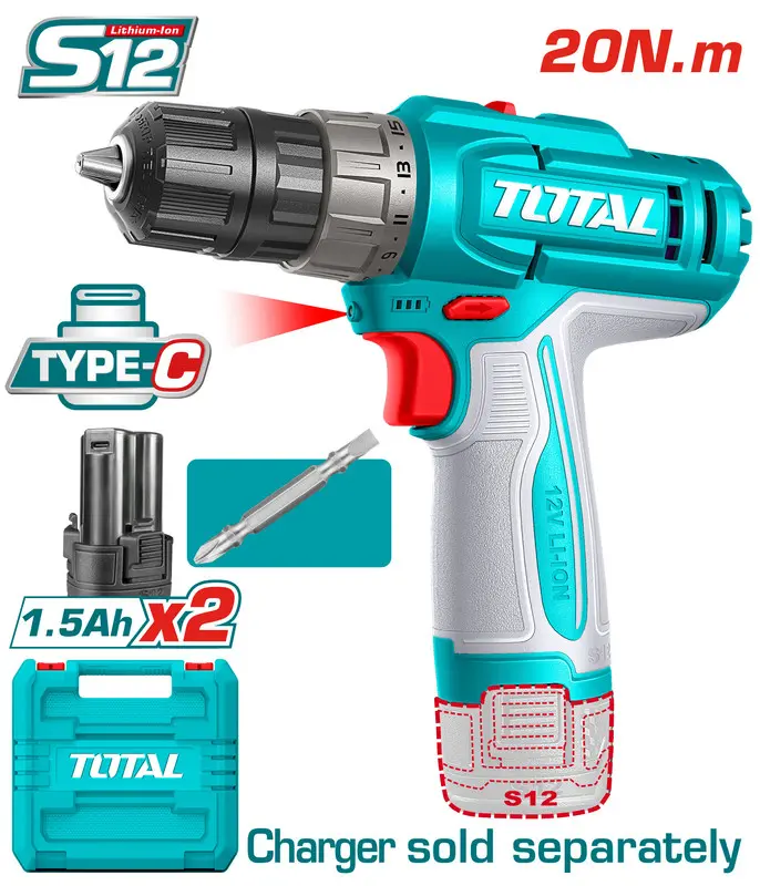 [TDLI12206] 12V 2batt C-Type مقدح بطارية Price 38.80$