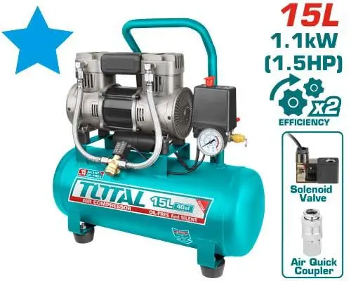 [TCS1110152] 15L 1.5HP كومبرسور هوا كاتم