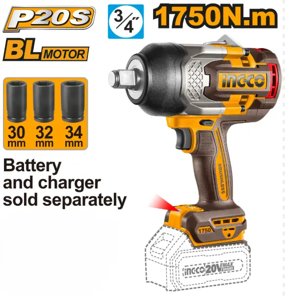 [CIWLI201751-F] 3/4" 1750n.m فرد شد عزق فدار Price: 247.55$