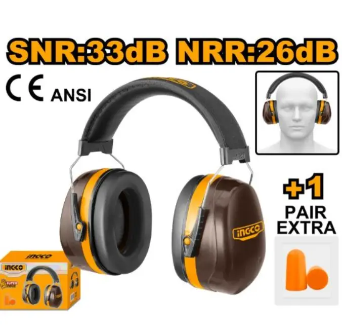 [HEM3328] 1 Pair Extra earplug + عازل صوت أذن