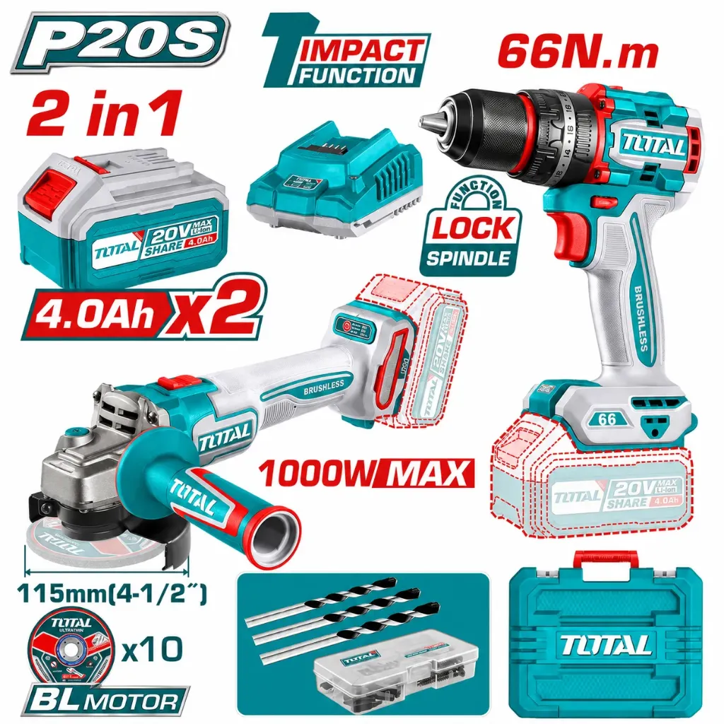 [TCKLI20273] 20V مجموعة صاروخ+مقدح رجراج Price: 150$