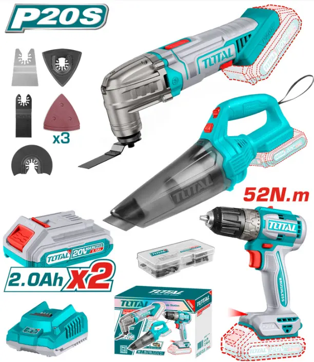 [TOSLI240685] 20V 3pcs مجموعة عدة عالبطارية Price 105$