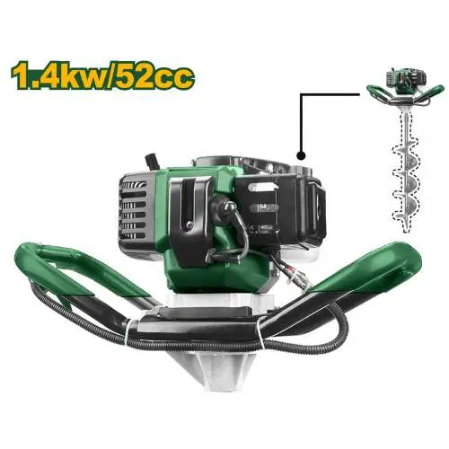 [JDDZ1A52-1] 1.4KW 52cc مكنة حفر ارض