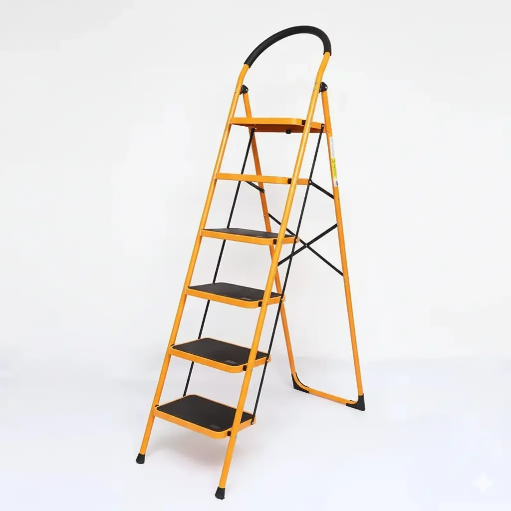 [001387] 6 steps Ladders سلم منزلي حديد Price 60$